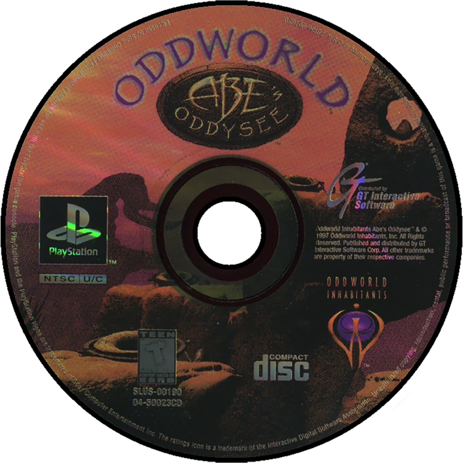 Oddworld Abe's Oddysee Playstation - Video Game - Used - CaveGamers - Image 3