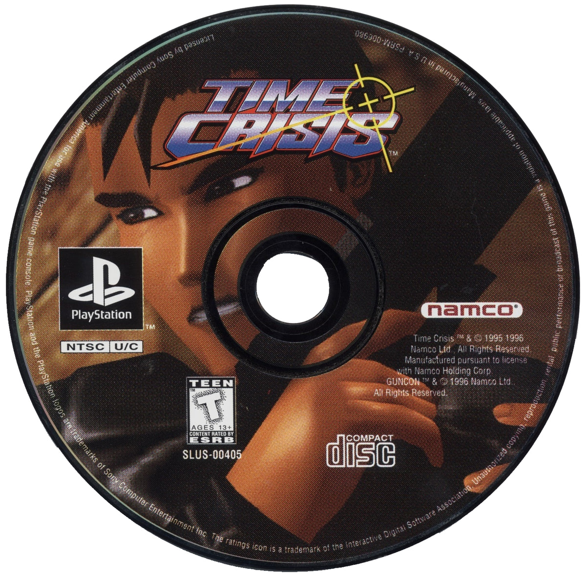 Time Crisis Playstation - Video Game - Used - CaveGamers - Image 3