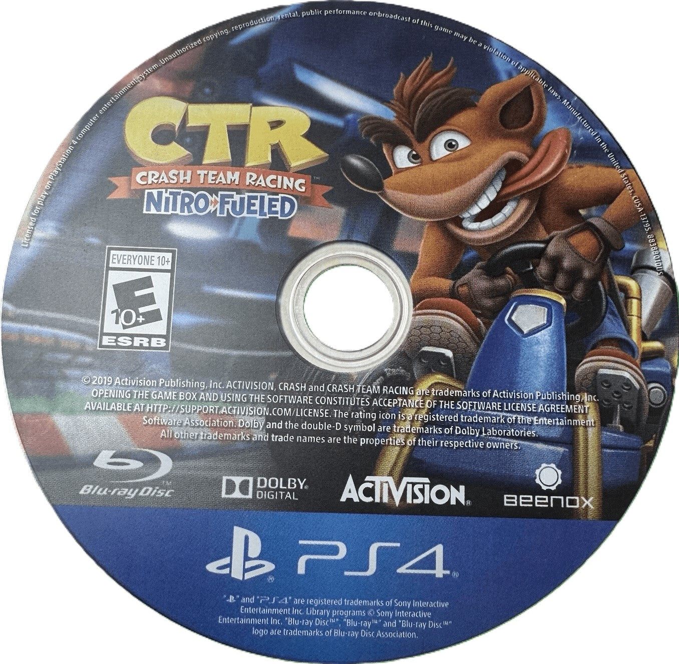 Crash Team Racing: Nitro-Fueled PS4 - Video Game - Used - CaveGamers - Image 3