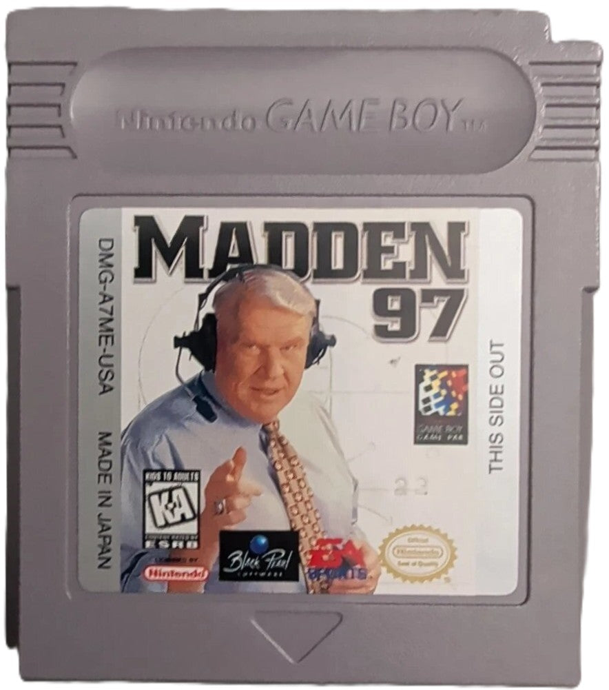 Madden 97 Football Game Boy - Video Game - Used - CaveGamers - Image 3