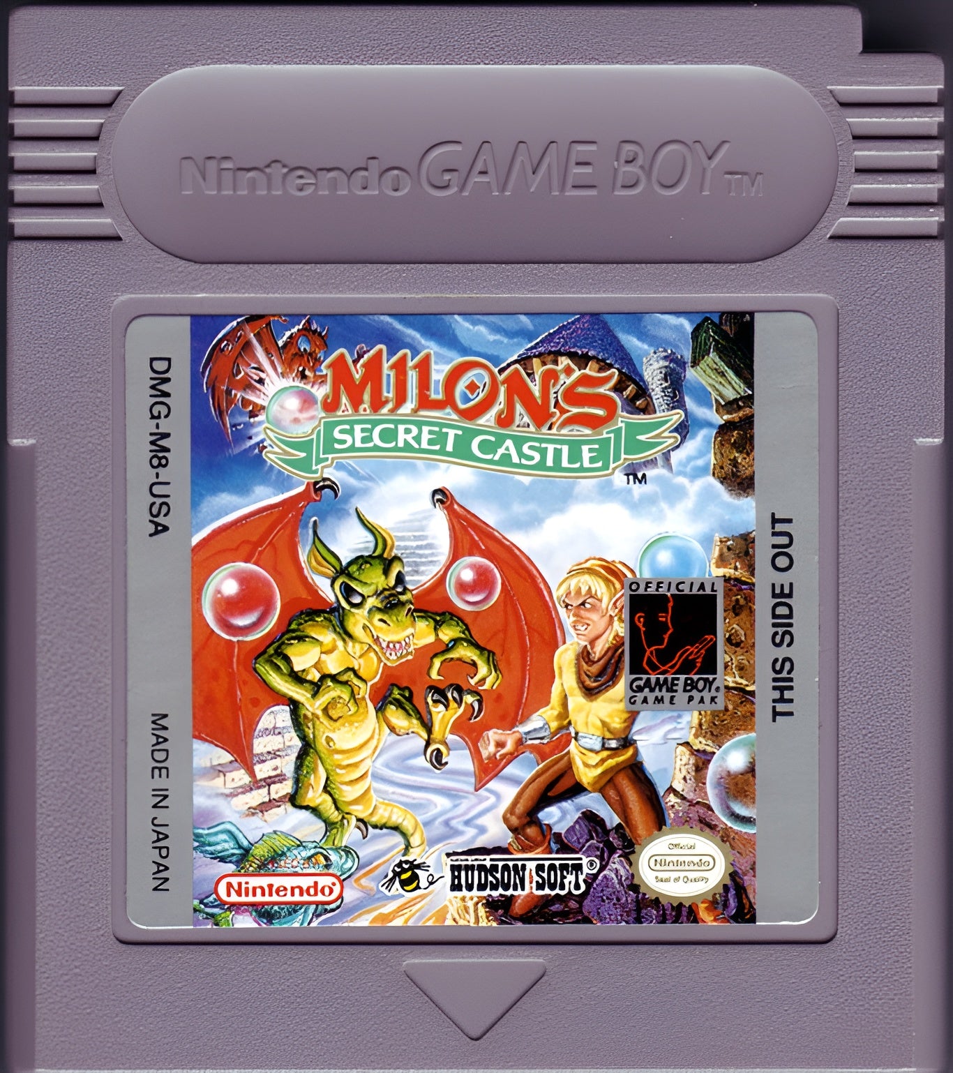 Milons Secret Castle Game Boy - Video Game - Used - CaveGamers - Image 3