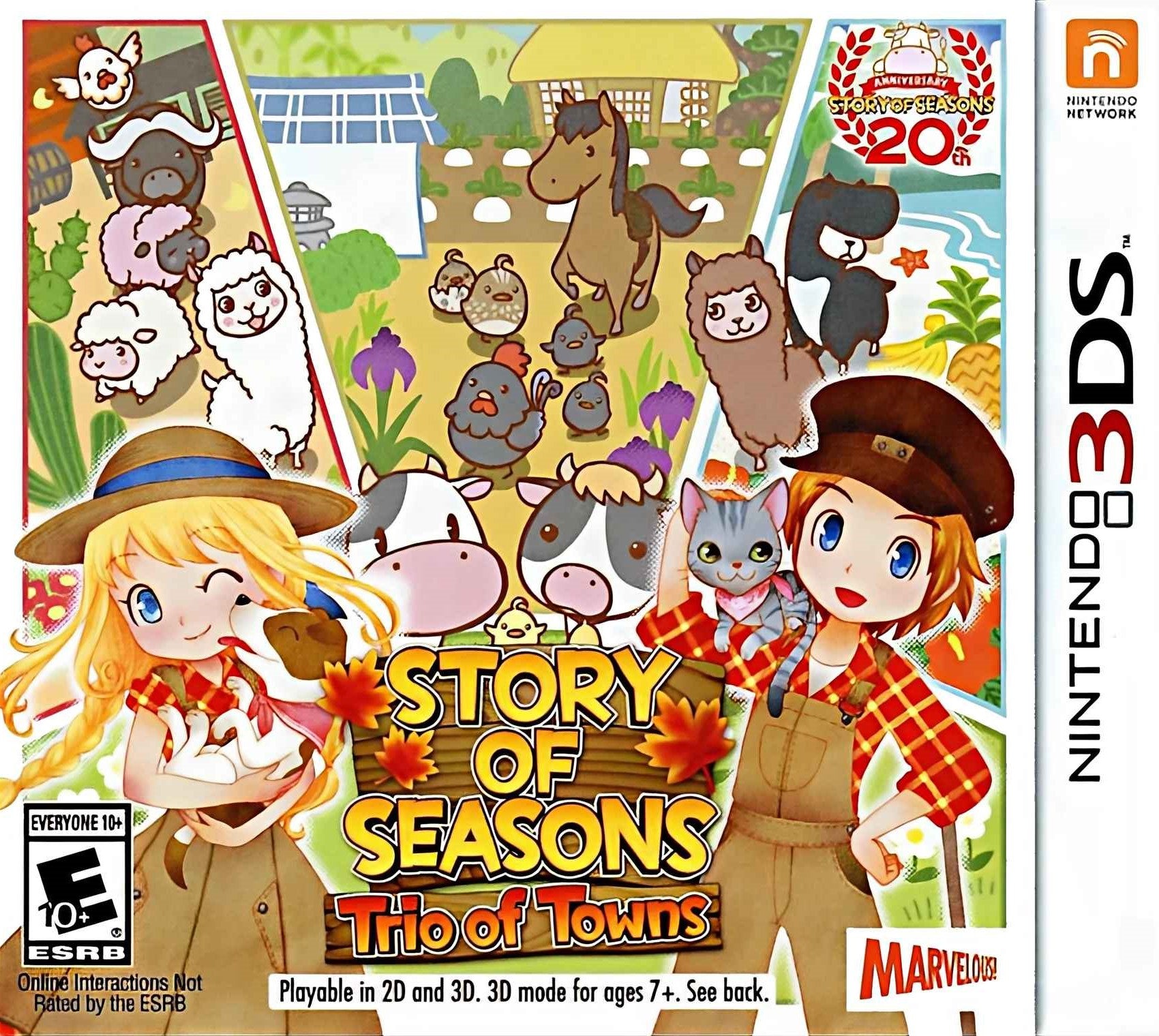 Story of Seasons: Trio of Towns 3DS - Video Game - Used - CaveGamers