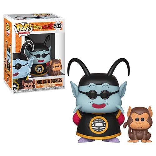 Funko Pop! Dragon Ball Z King Kai & Bubbles Vinyl Figure - Toys - New - CaveGamers