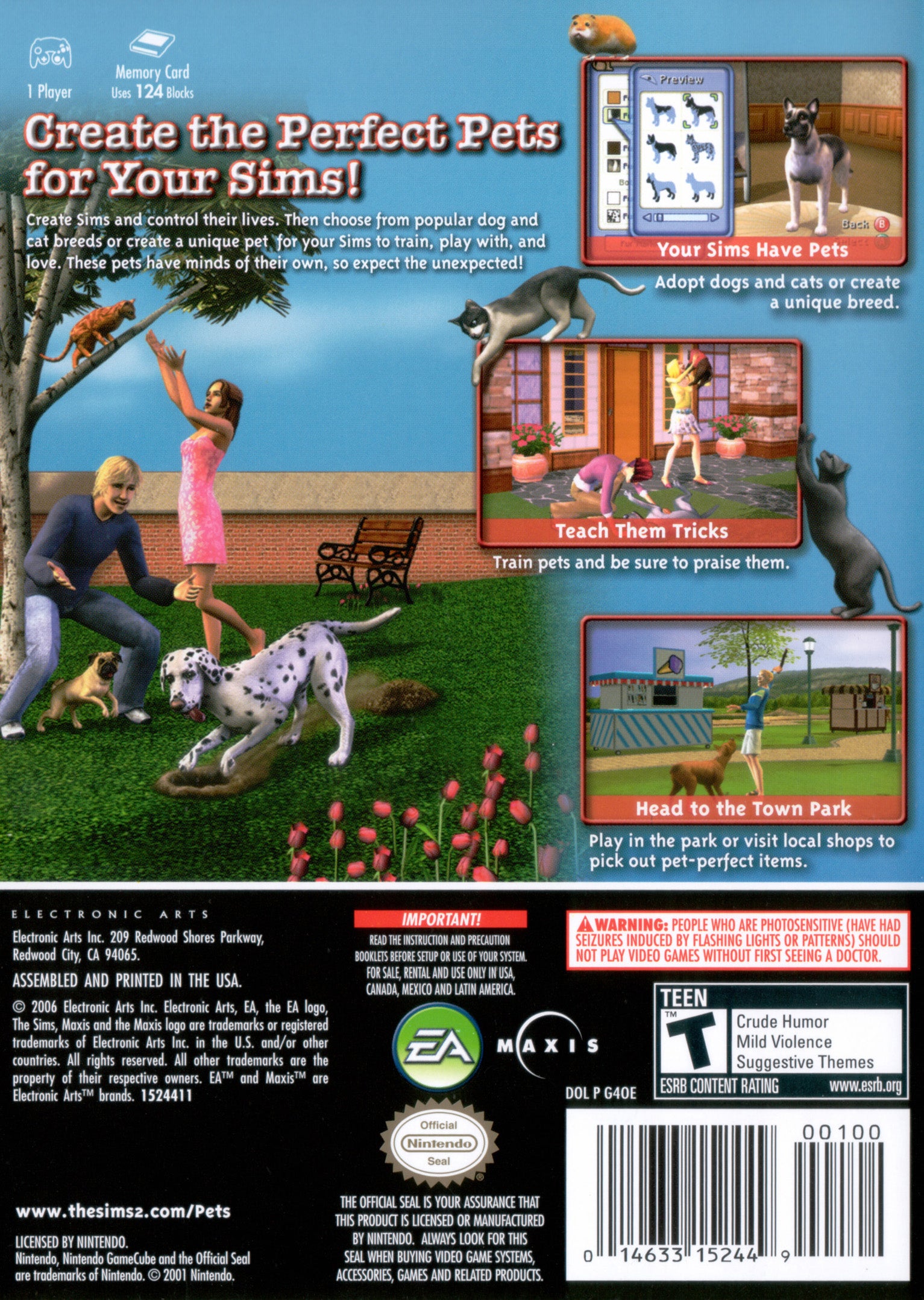 The Sims 2 Pets GameCube - Video Game - Used - CaveGamers - Image 2
