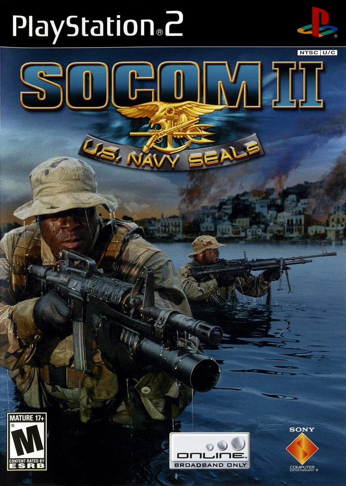 SOCOM II U.S. Navy Seals PS2 - Video Game - Used - CaveGamers