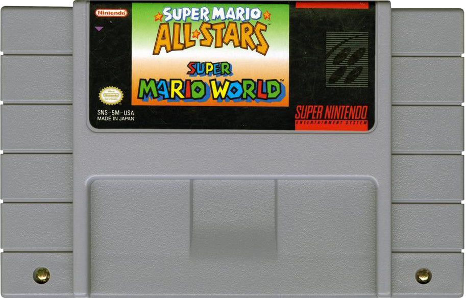 Super Mario All-Stars and Super Mario World 2-in-1 SNES - Video Game - Used - CaveGamers - Image 3