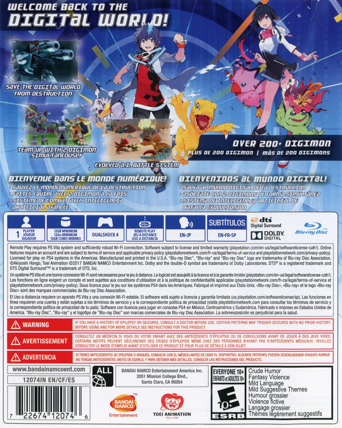 Digimon World: Next Order PS4 - Video Game - Used - CaveGamers - Image 2
