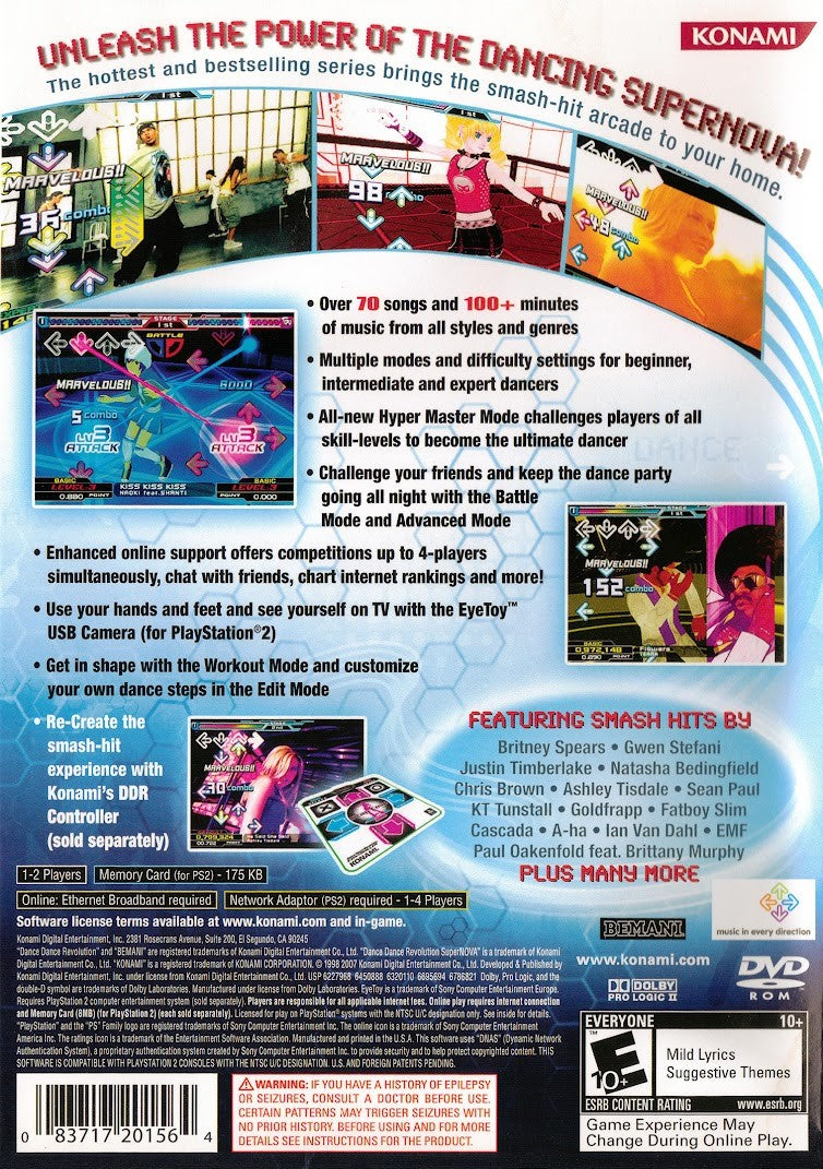 Dance Dance Revolution SuperNova 2 PS2 - Video Game - Used - CaveGamers - Image 2