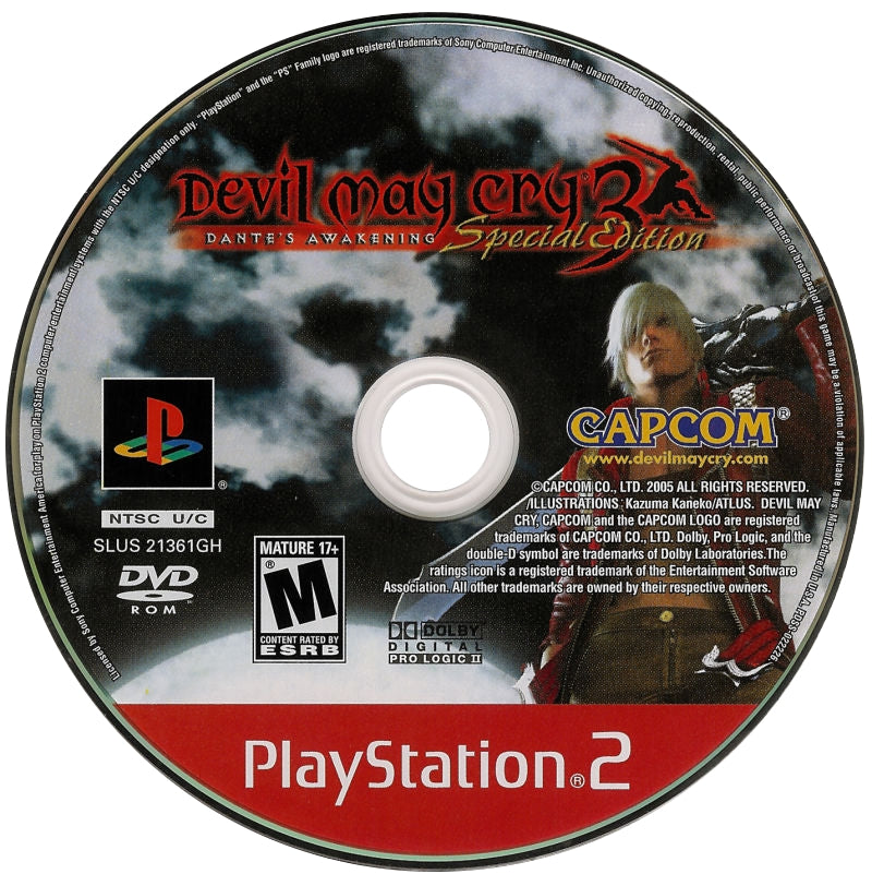 Devil May Cry 3: Dante's Awakening Special Edition PS2 - Video Game - Used - CaveGamers - Image 3
