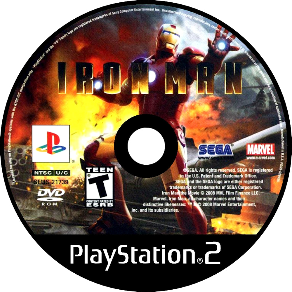 Iron Man PS2 - Video Game - Used - CaveGamers - Image 3