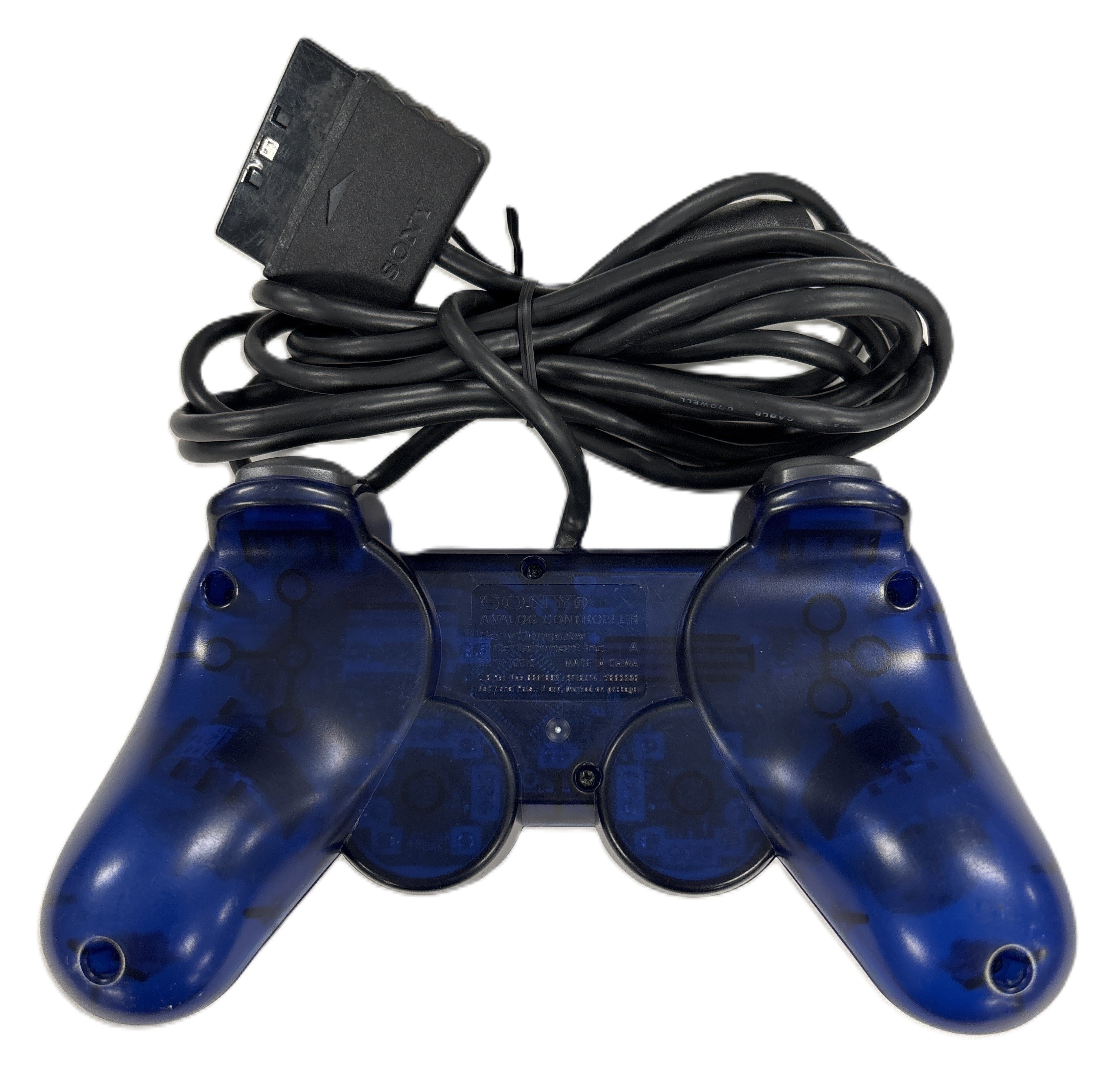 PlayStation 2 Dualshock 2 Controller - Midnight Blue PS2 - Video Game Accessory - Used - CaveGamers - Image 3
