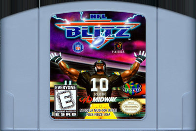 NFL Blitz N64 - Video Game - Used - CaveGamers - Image 3