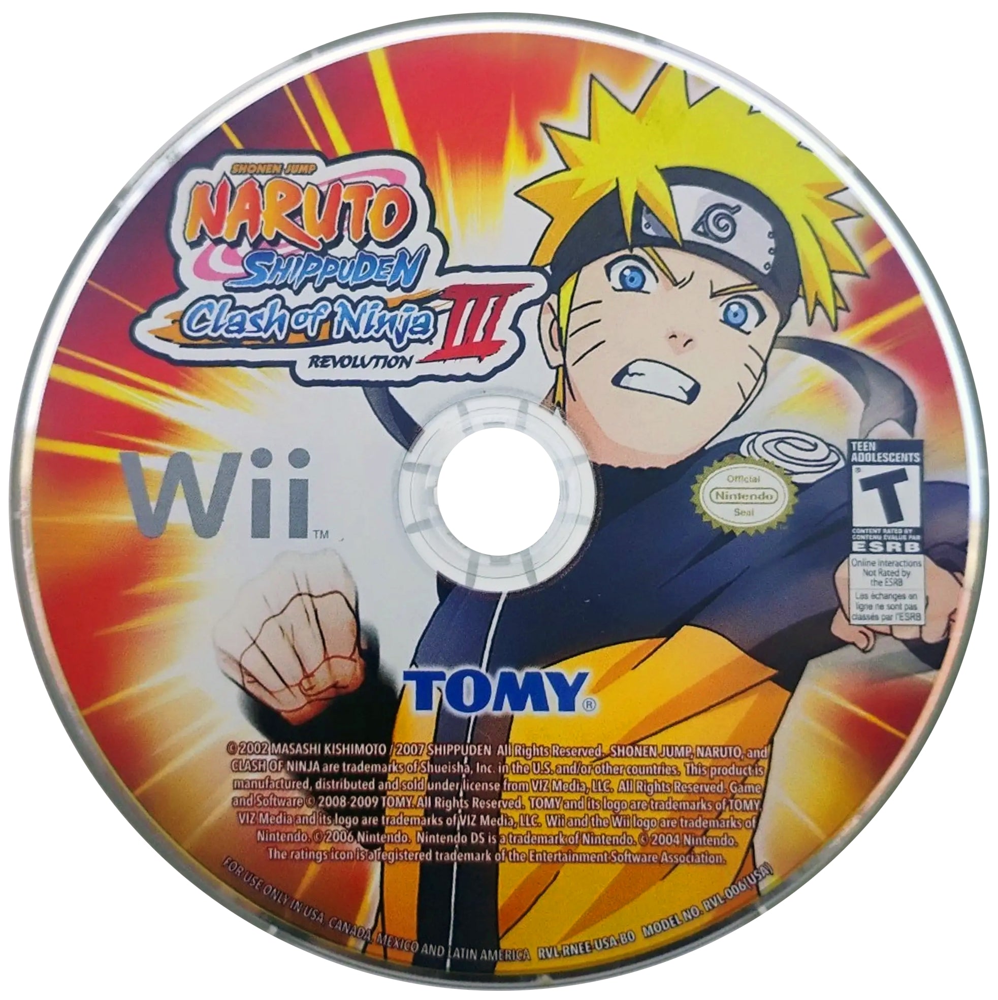 Naruto Shippuden: Clash of Ninja Revolution III Wii - Video Game - Used - CaveGamers - Image 3