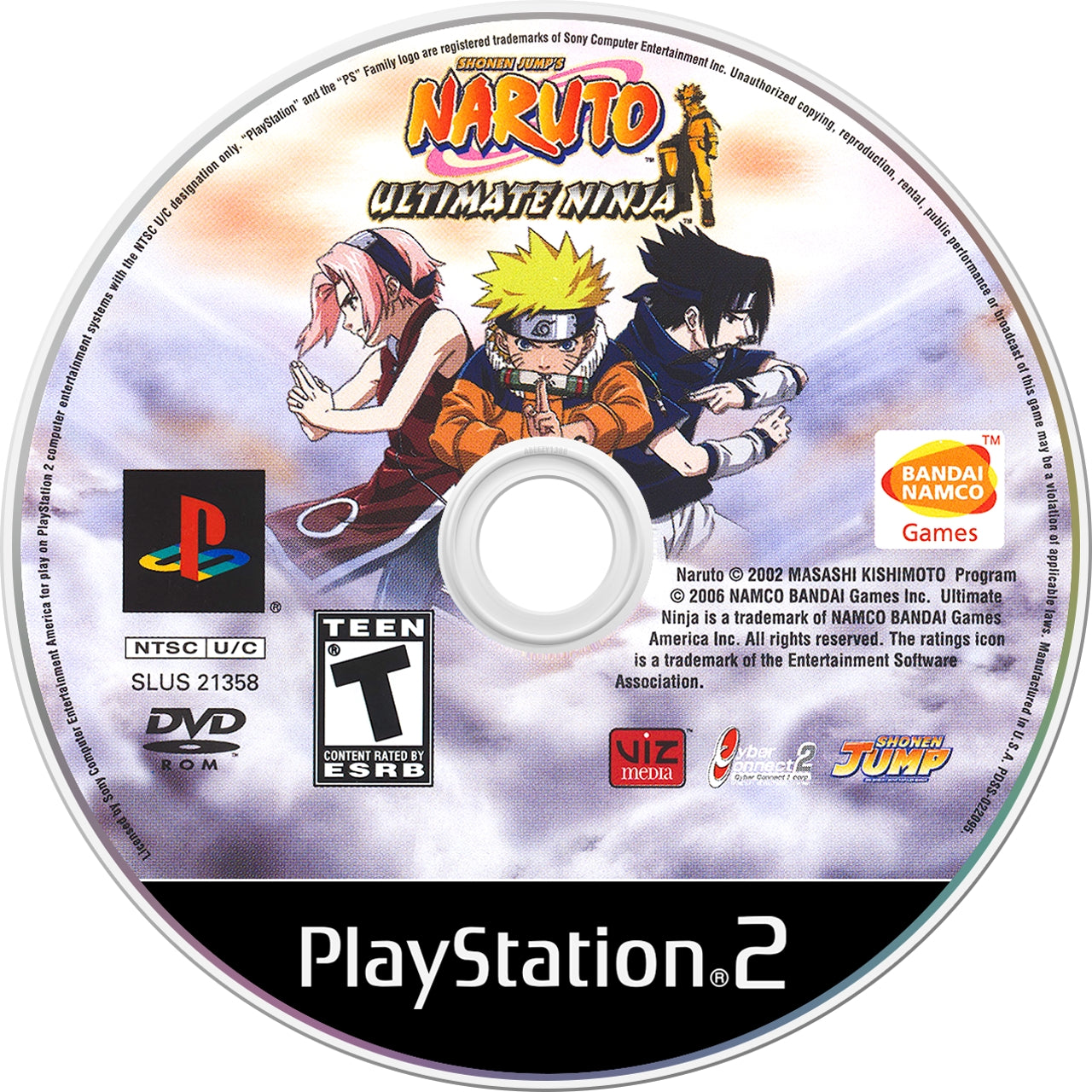 Naruto: Ultimate Ninja PS2 - Video Game - Used - CaveGamers - Image 3