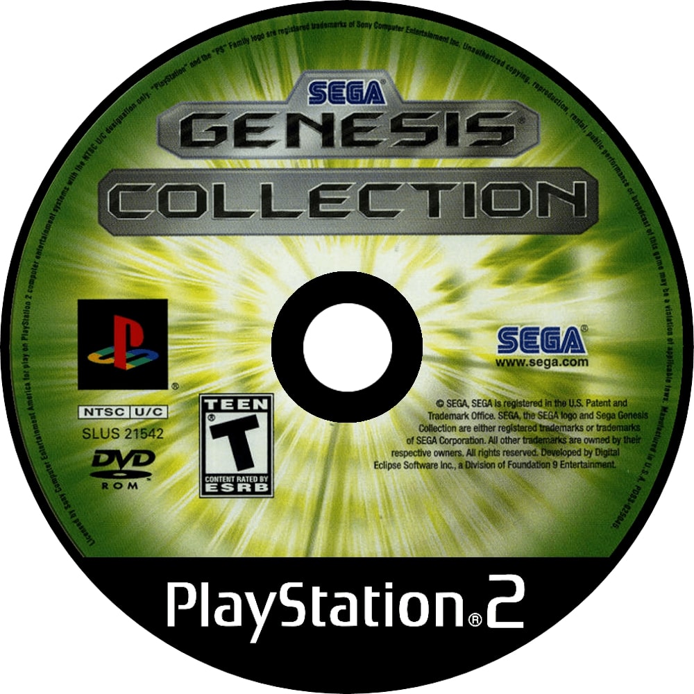 Sega Genesis Collection PS2 - Video Game - Used - CaveGamers - Image 3