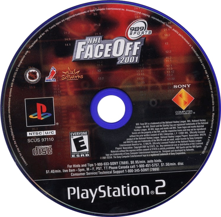 NHL FaceOff 2001 PS2 - Video Game - Used - CaveGamers - Image 3