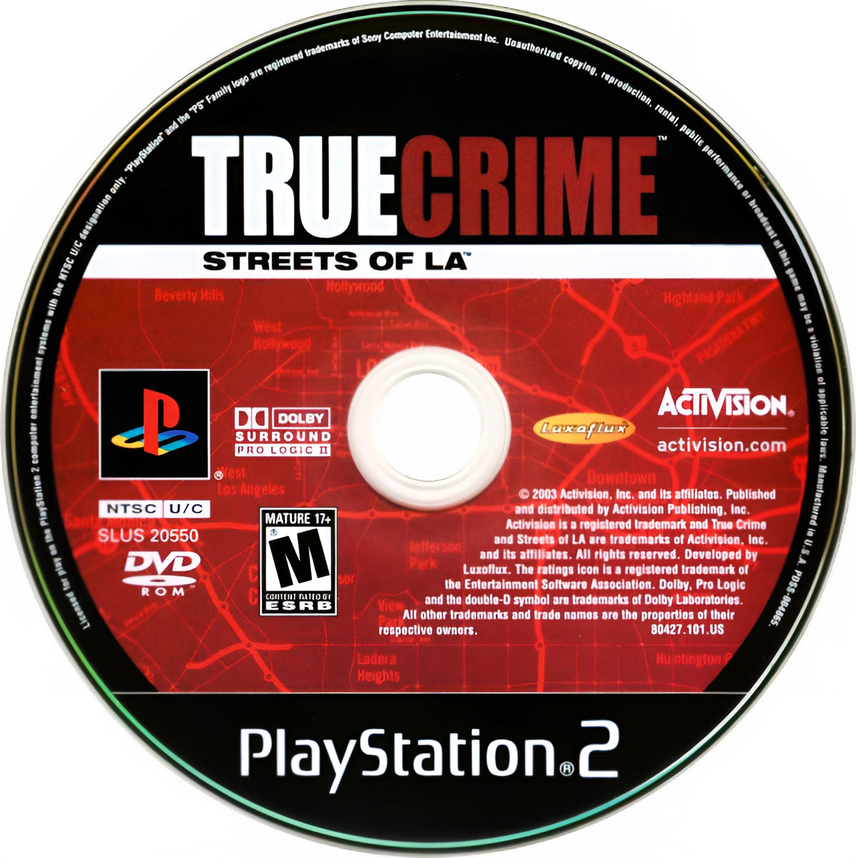 True Crime Streets of LA PS2 - Video Game - Used - CaveGamers - Image 3