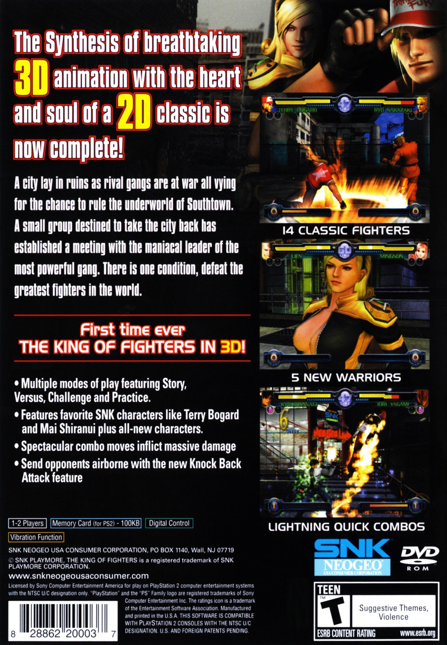 King of Fighters Maximum Impact PS2 - Video Game - Used - CaveGamers - Image 2