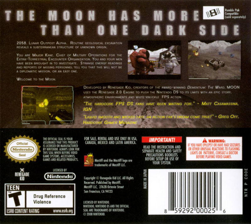 Moon DS - Video Game - Used - CaveGamers - Image 2
