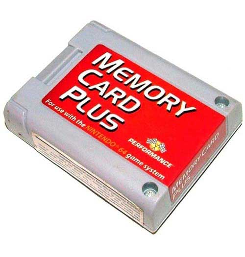 Nintendo 64 Memory Card Plus N64 - Video Game Accessory - Used - CaveGamers