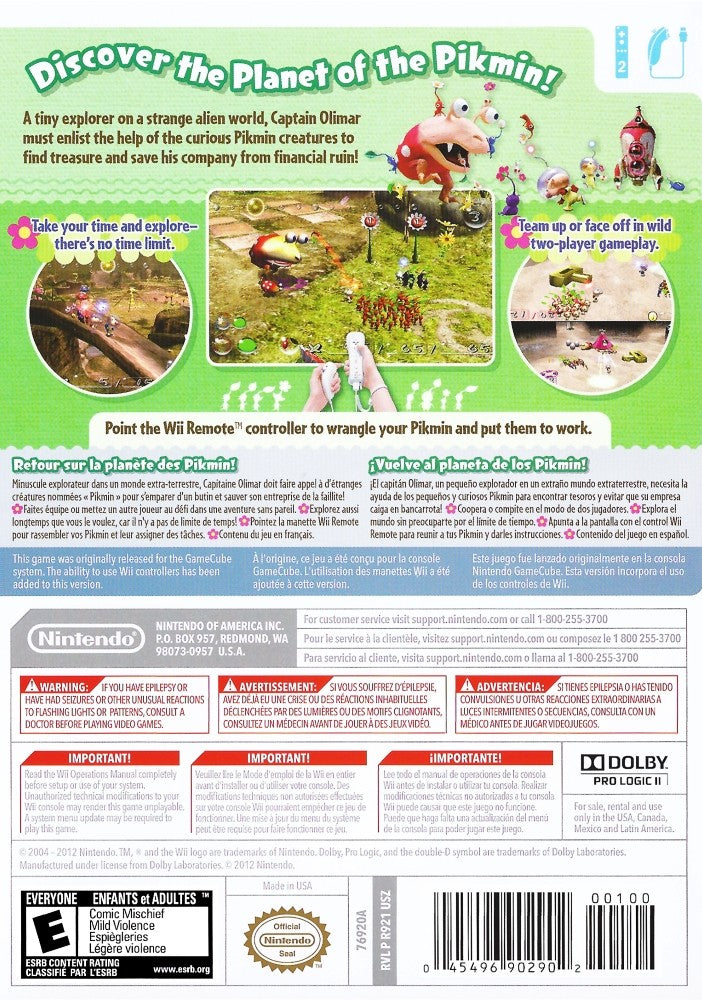 Pikmin 2 Wii - Video Game - Used - CaveGamers - Image 2