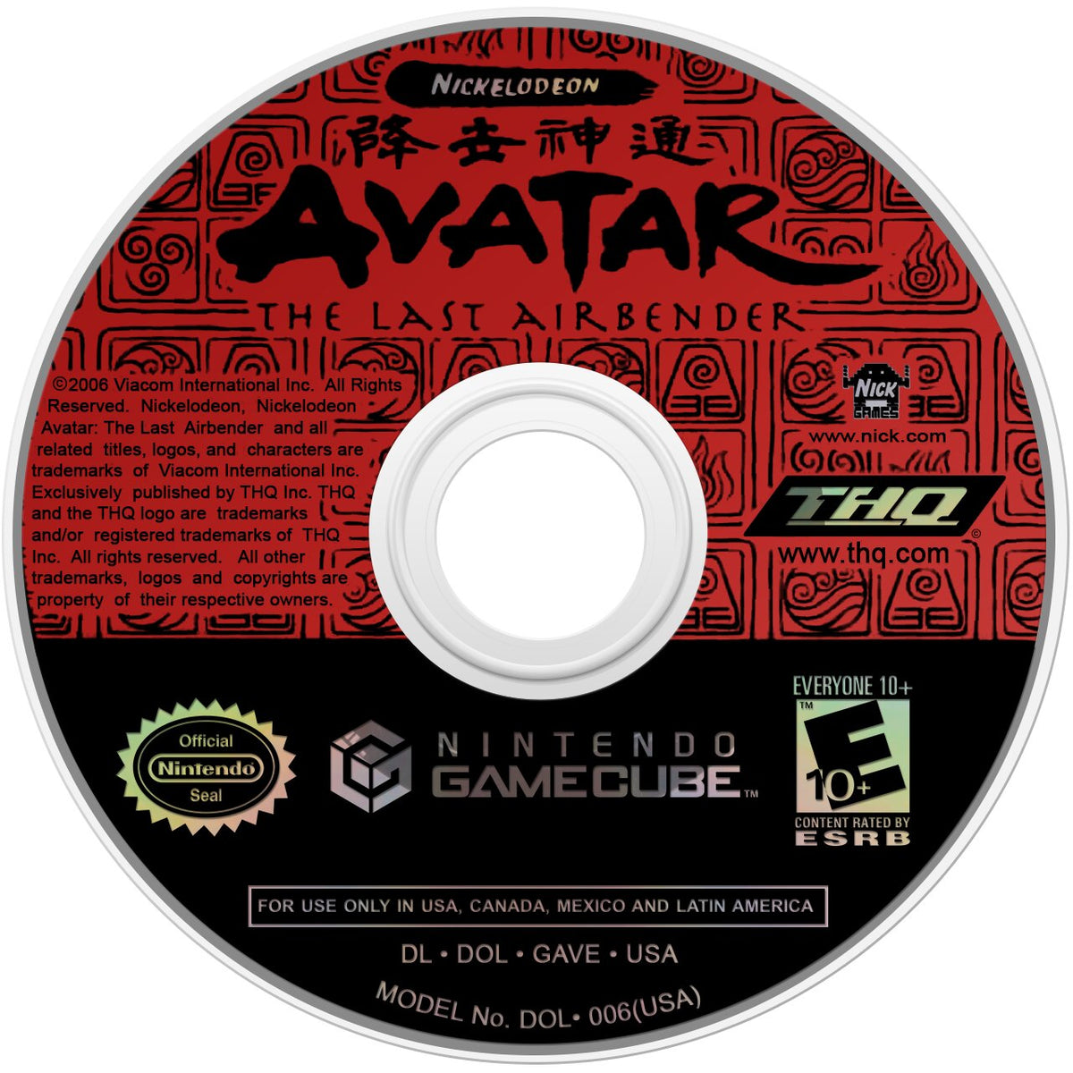 Avatar the Last Airbender GameCube - Video Game - Used - CaveGamers - Image 3