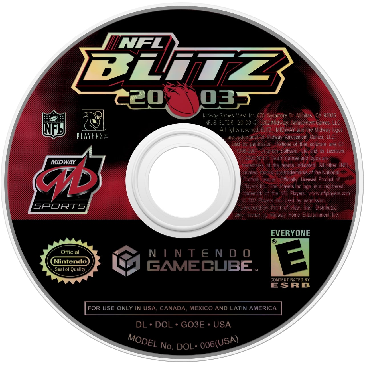 NFL Blitz 2003 GameCube - Video Game - Used - CaveGamers - Image 3