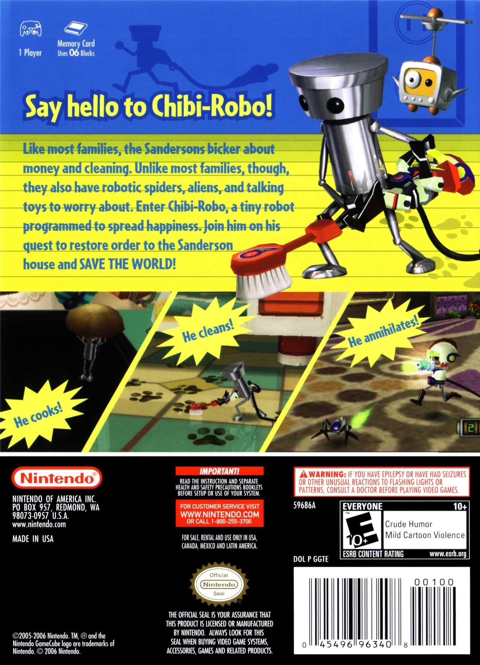Chibi-Robo! GameCube - Video Game - Used - CaveGamers - Image 2