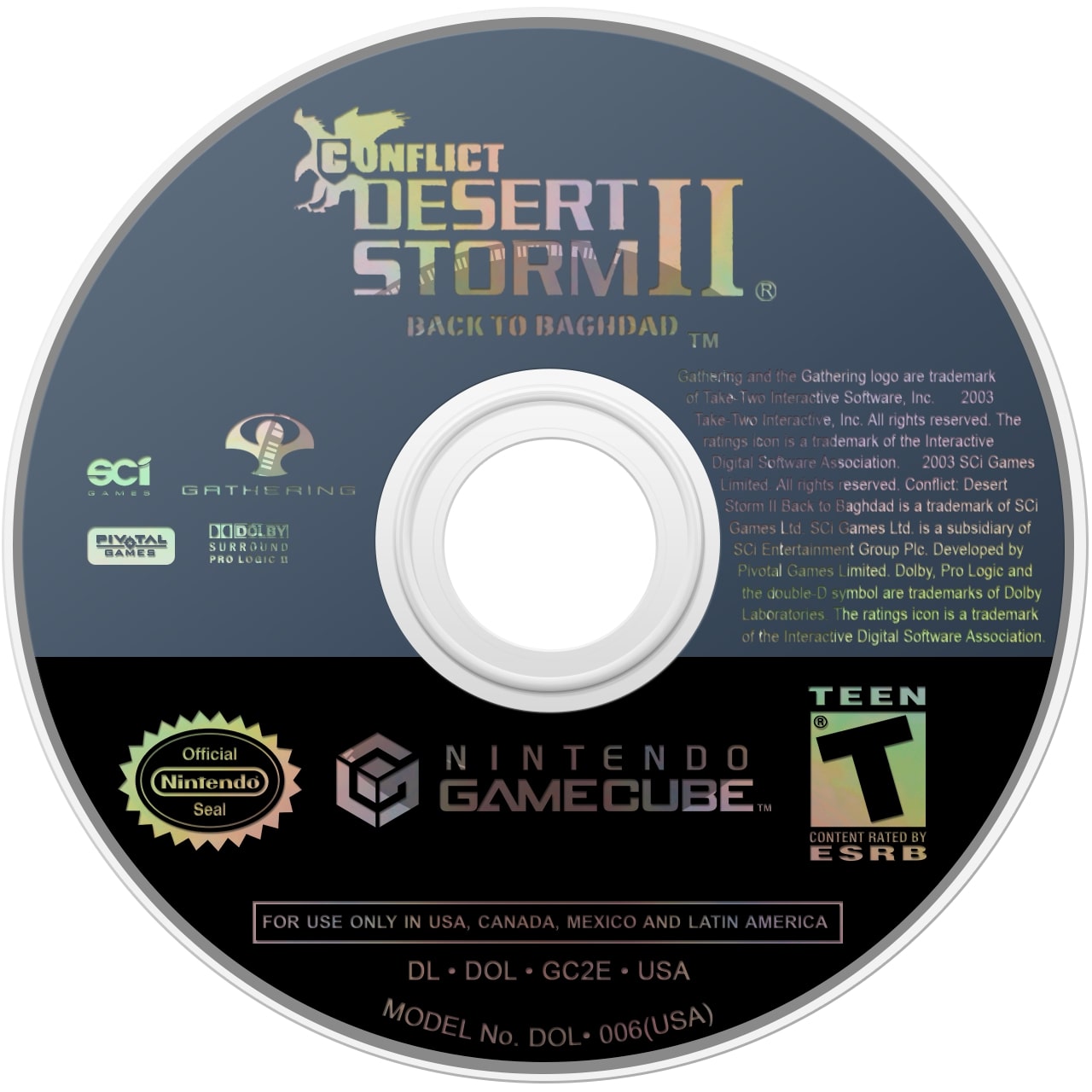 Conflict Desert Storm 2 GameCube - Video Game - Used - CaveGamers - Image 3