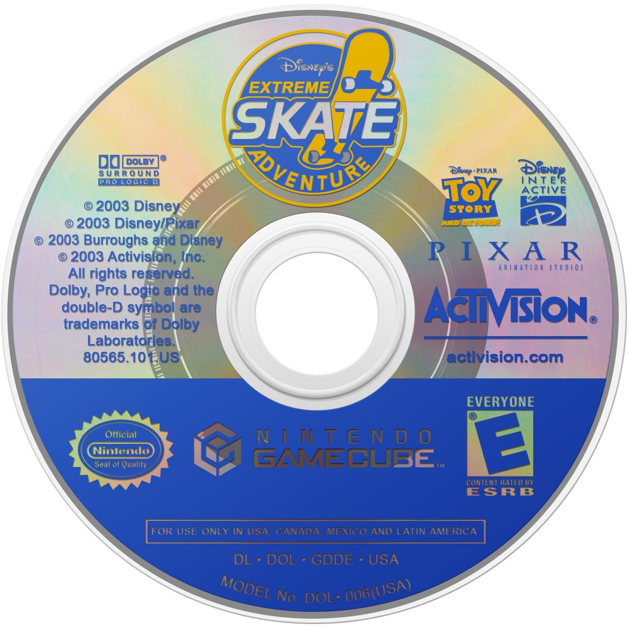 Disney's Extreme Skate Adventure GameCube - Video Game - Used - CaveGamers - Image 3