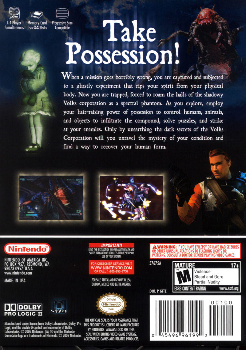 Geist GameCube - Video Game - Used - CaveGamers - Image 2