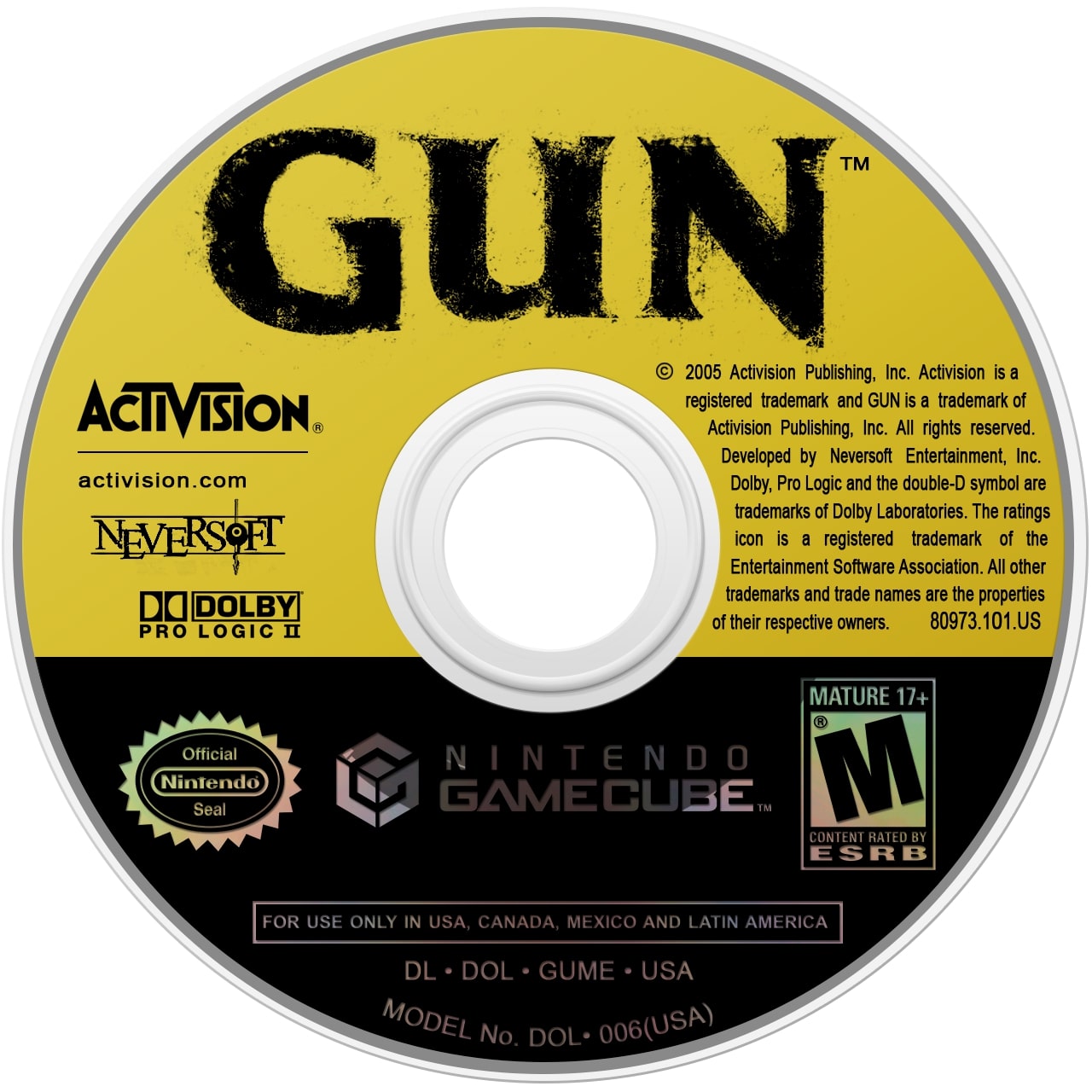 Gun GameCube - Video Game - Used - CaveGamers - Image 3