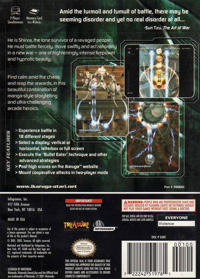 Ikaruga GameCube - Video Game - Used - CaveGamers - Image 2