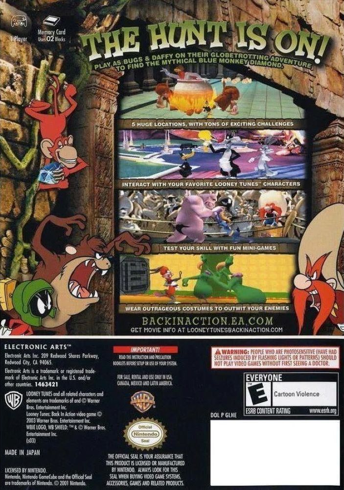 Looney Tunes Back in Action GameCube - Video Game - Used - CaveGamers - Image 2