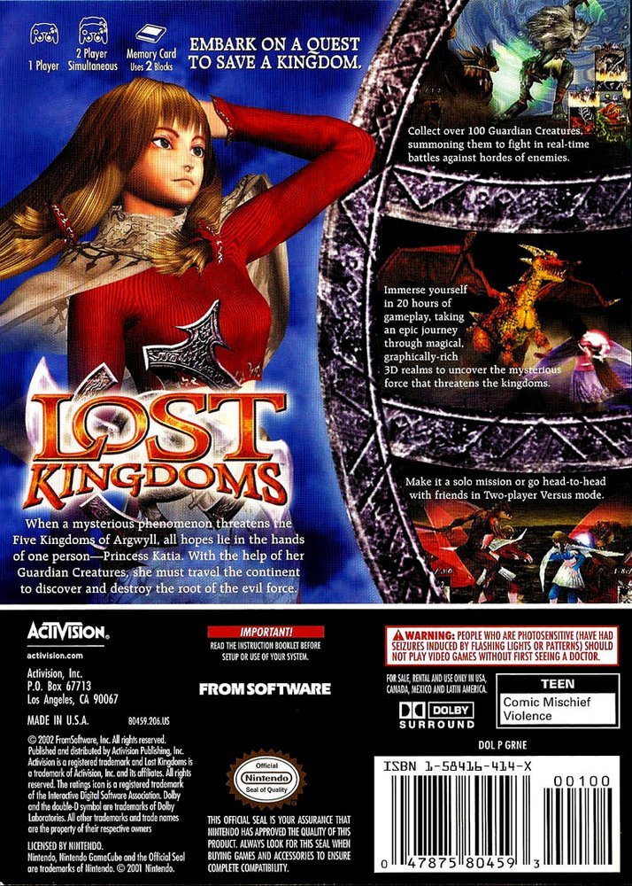 Lost Kingdoms GameCube - Video Game - Used - CaveGamers - Image 2