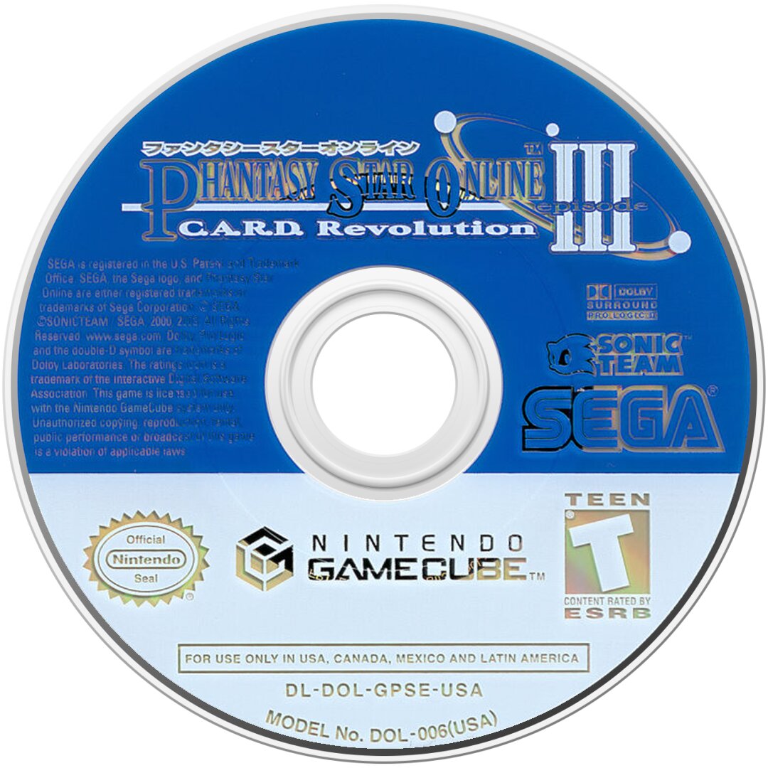 Phantasy Star Online III Card Revolution GameCube - Video Game - Used - CaveGamers - Image 3