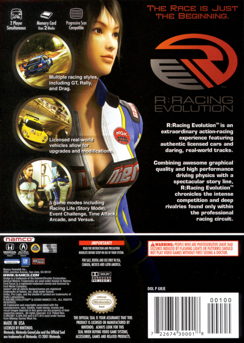 R: Racing Evolution GameCube - Video Game - Used - CaveGamers - Image 2