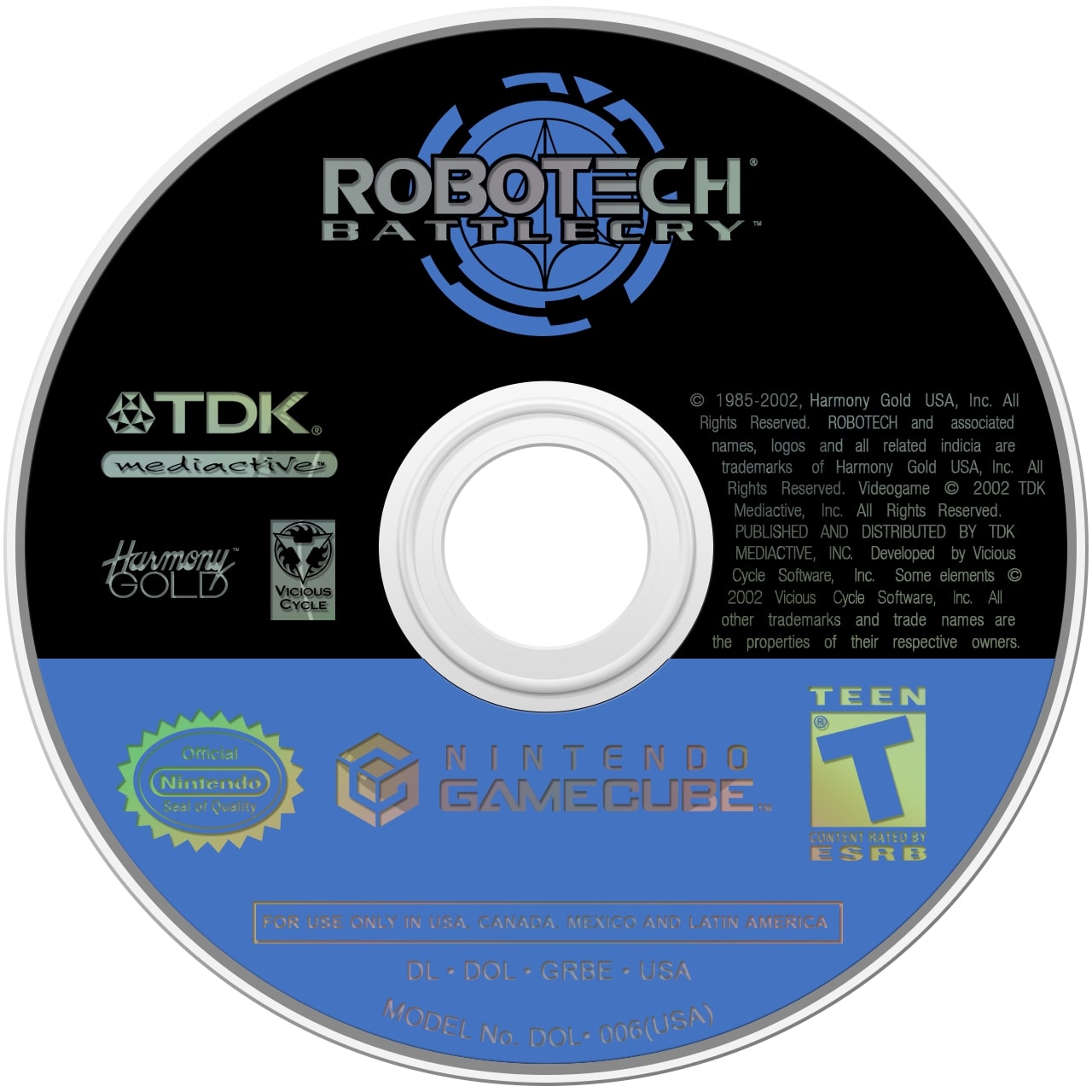Robotech Battlecry GameCube - Video Game - Used - CaveGamers - Image 3