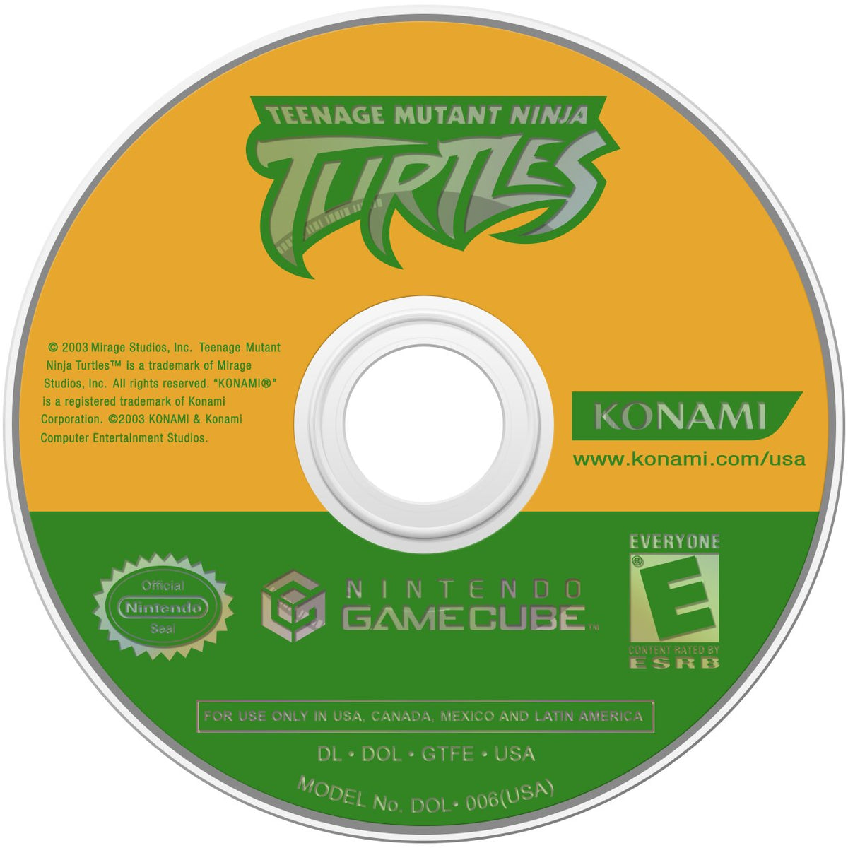 Teenage Mutant Ninja Turtles GameCube - Video Game - Used - CaveGamers - Image 3