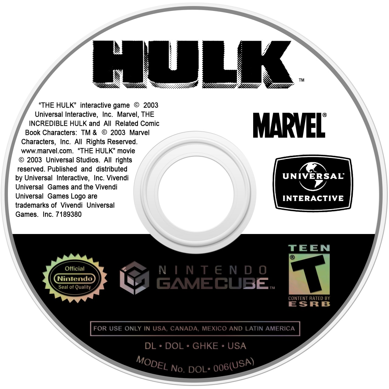 Hulk GameCube - Video Game - Used - CaveGamers - Image 3