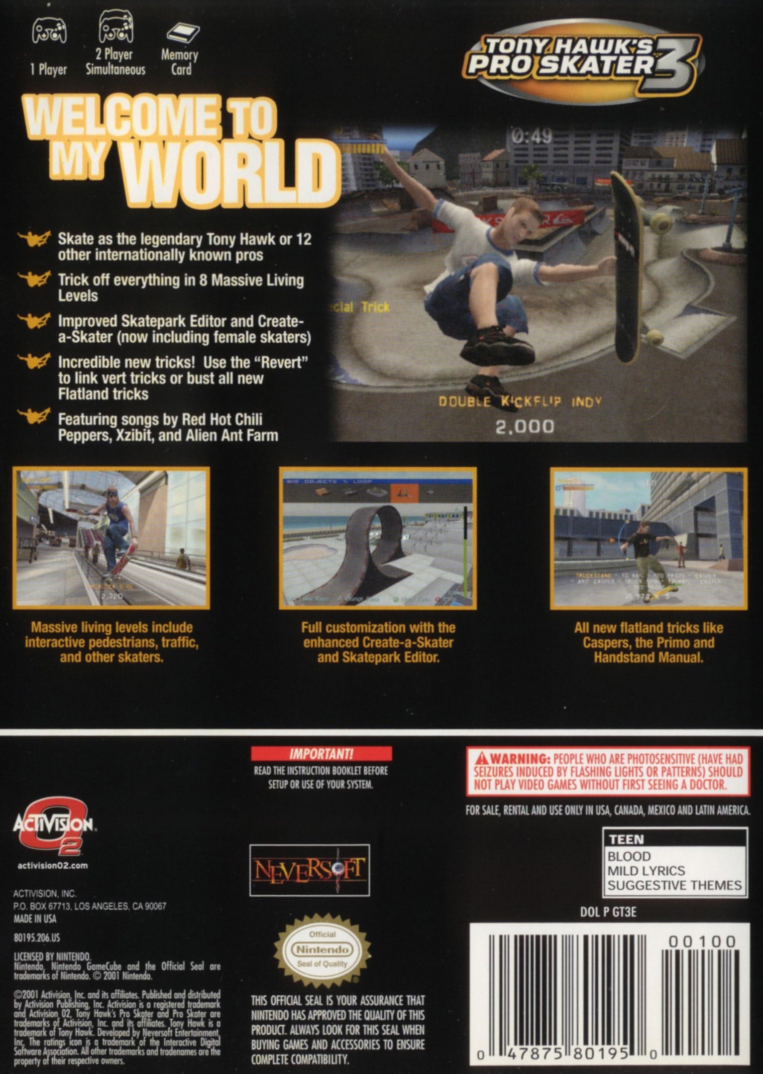 Tony Hawk's Pro Skater 3