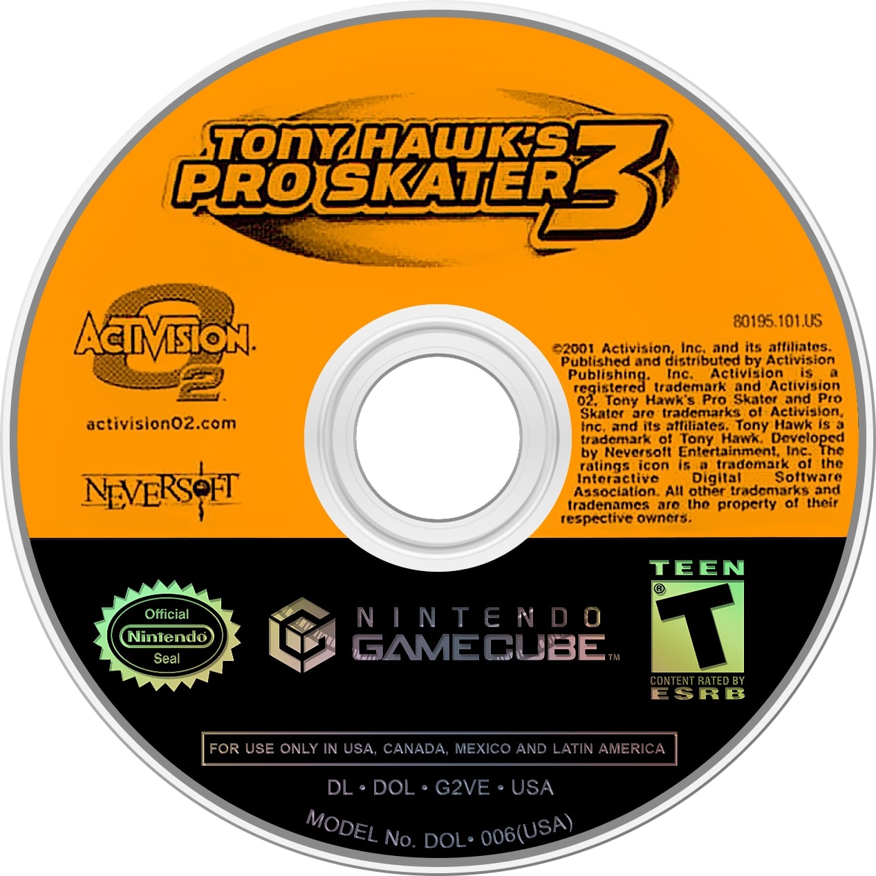 Tony Hawk's Pro Skater 3 GameCube - Video Game - Used - CaveGamers - Image 3