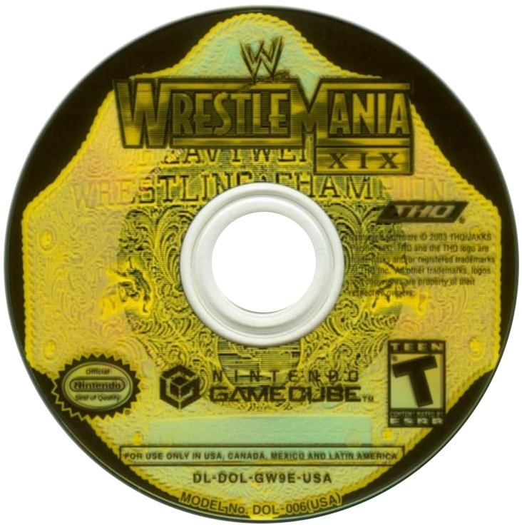 WWE Wrestlemania XIX GameCube - Video Game - Used - CaveGamers - Image 3