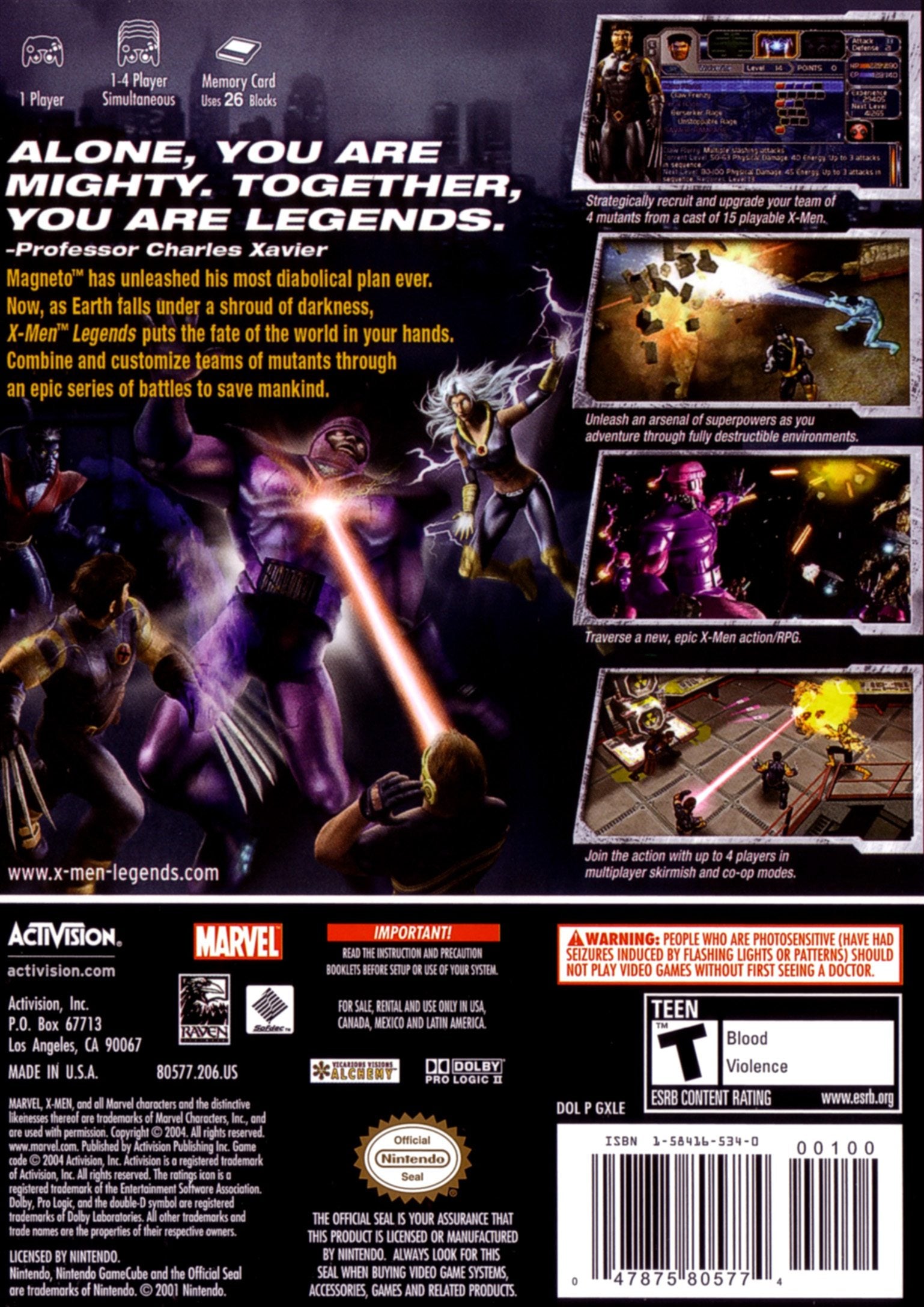 X-men Legends