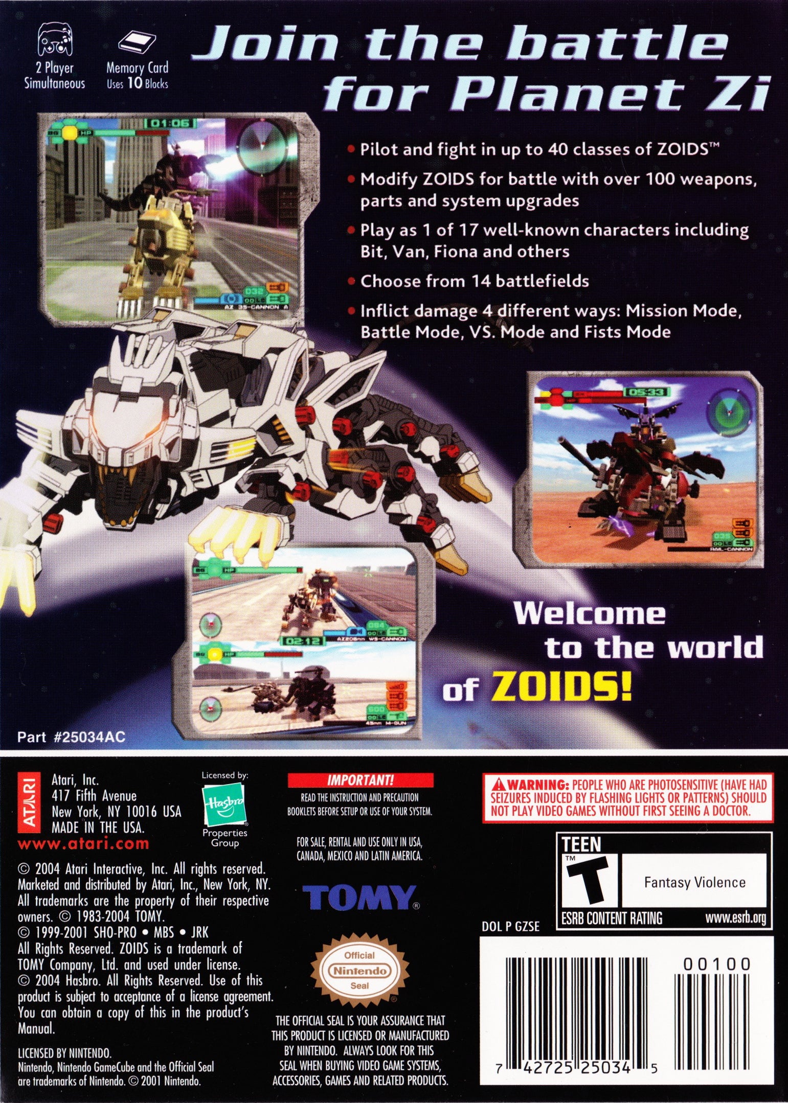 Zoids Battle Legends GameCube - Video Game - Used - CaveGamers - Image 2