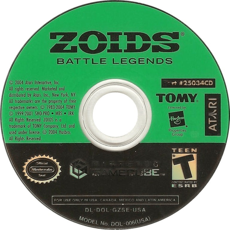 Zoids Battle Legends GameCube - Video Game - Used - CaveGamers - Image 3