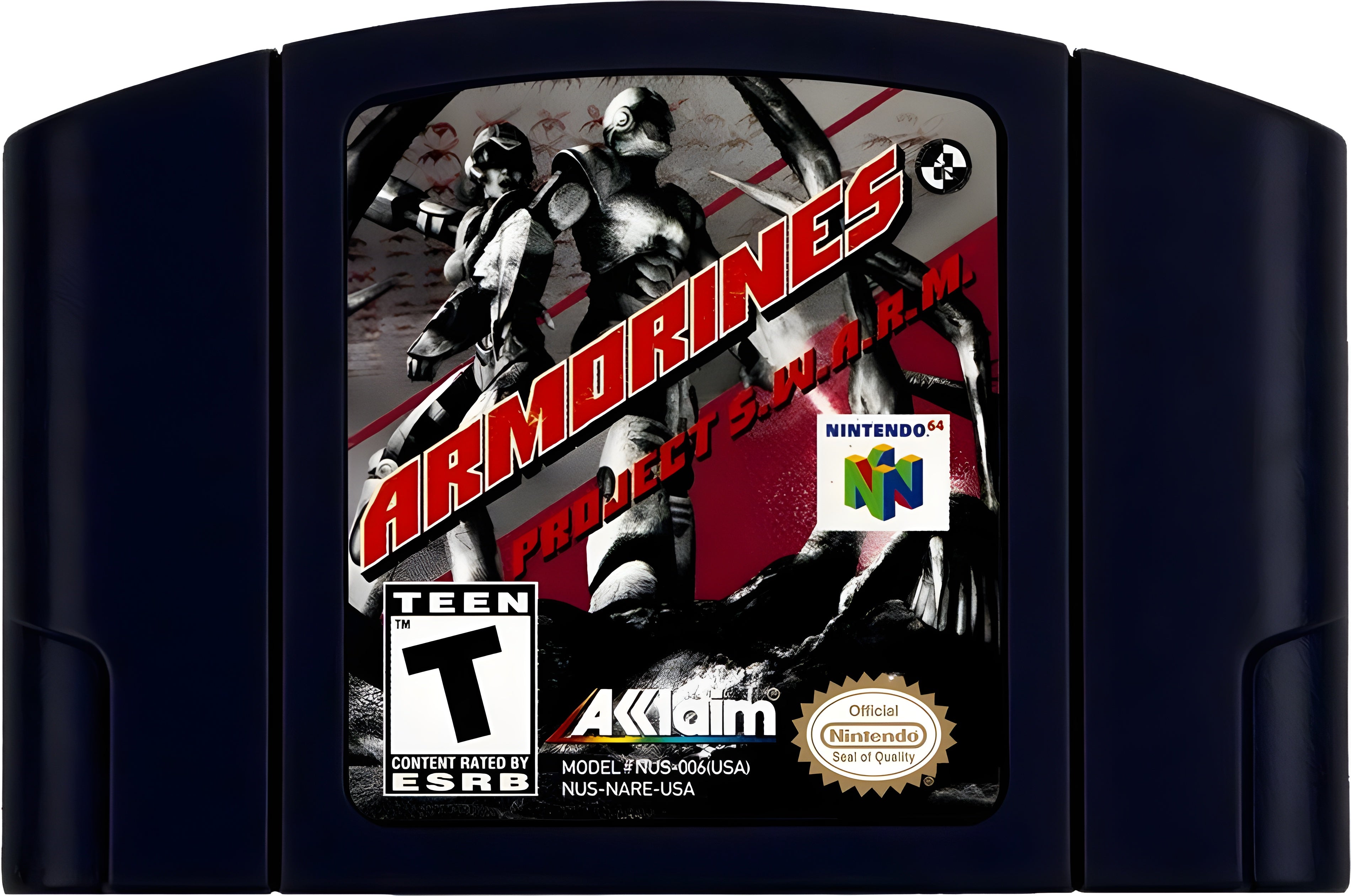 Armorines Project SWARM N64 - Video Game - Used - CaveGamers - Image 3