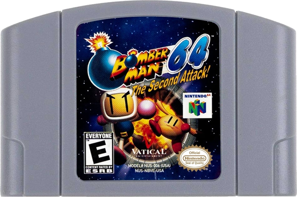 Bomberman 64 Second Attack N64 - Video Game - Used - CaveGamers - Image 3