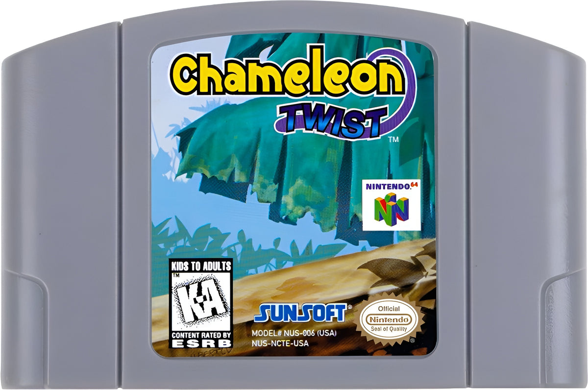 Chameleon Twist N64 - Video Game - Used - CaveGamers - Image 3
