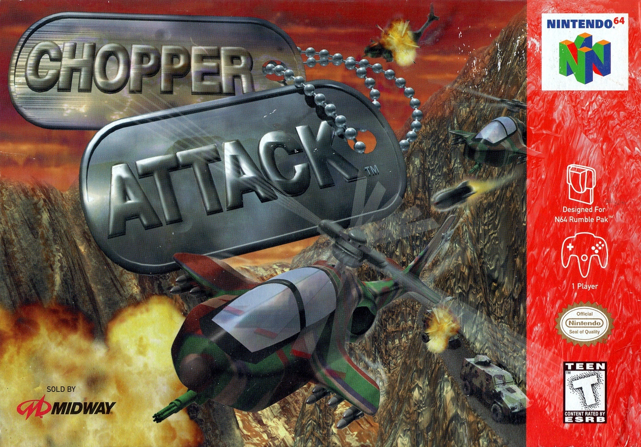Chopper Attack N64 - Video Game - Used - CaveGamers